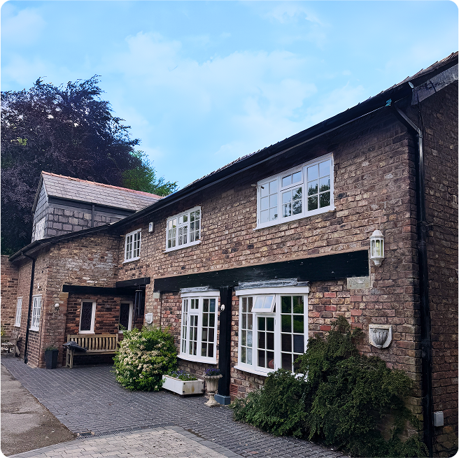 Flush casement windows made and fitted by Preferred Joinery on a residential property in the North West.
