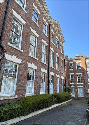 Sliding sash Georgian windows fitted on a Georgian property in Liverpool, handcrafted and fitted by Preferred Joinery