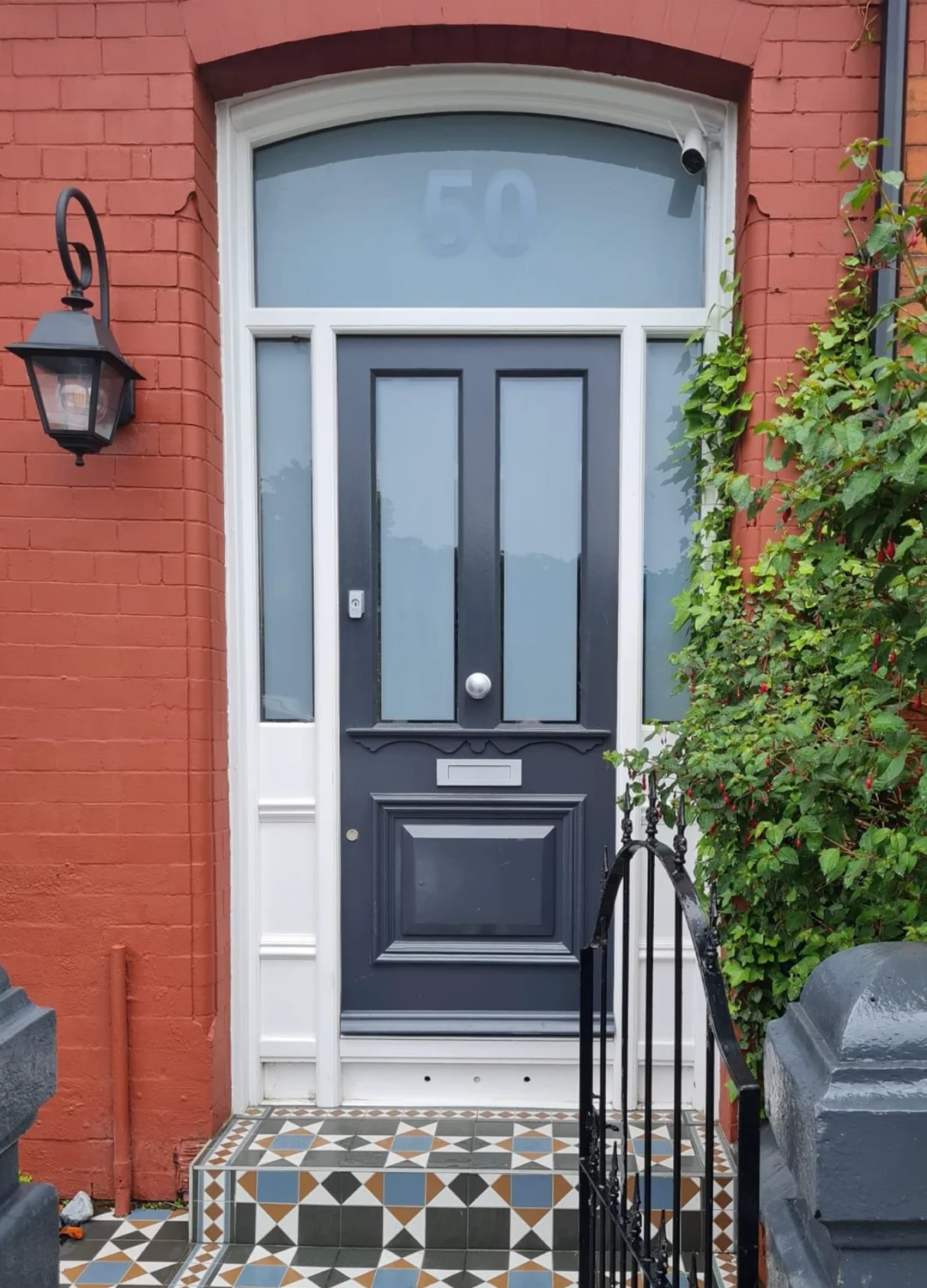 hardwood external door